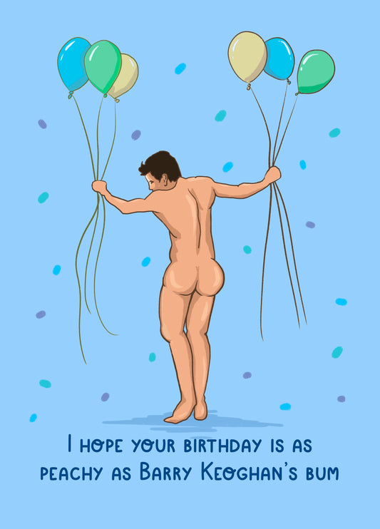 Saltburn Birthday Card- Perfect For Barry Keoghan Fans