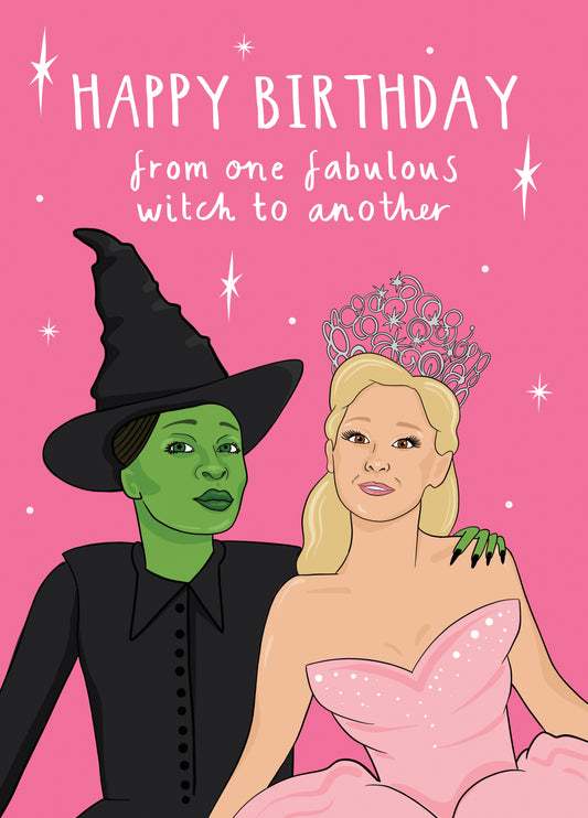 Wicked The Movie Card - Ariana Grande And Cynthia Erivo