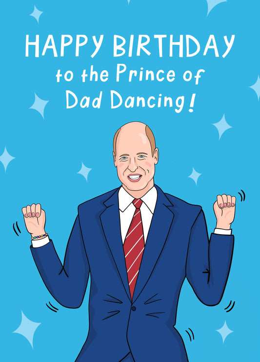 Prince William Swift Birthday Card