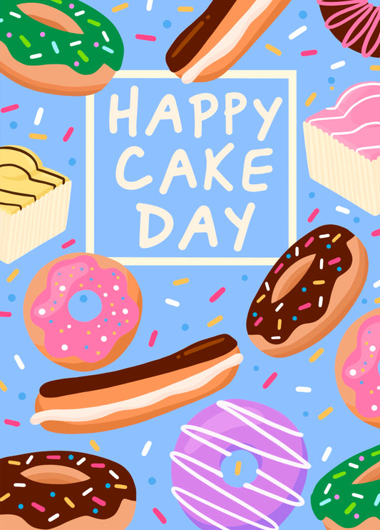 Happy Cake Day Card