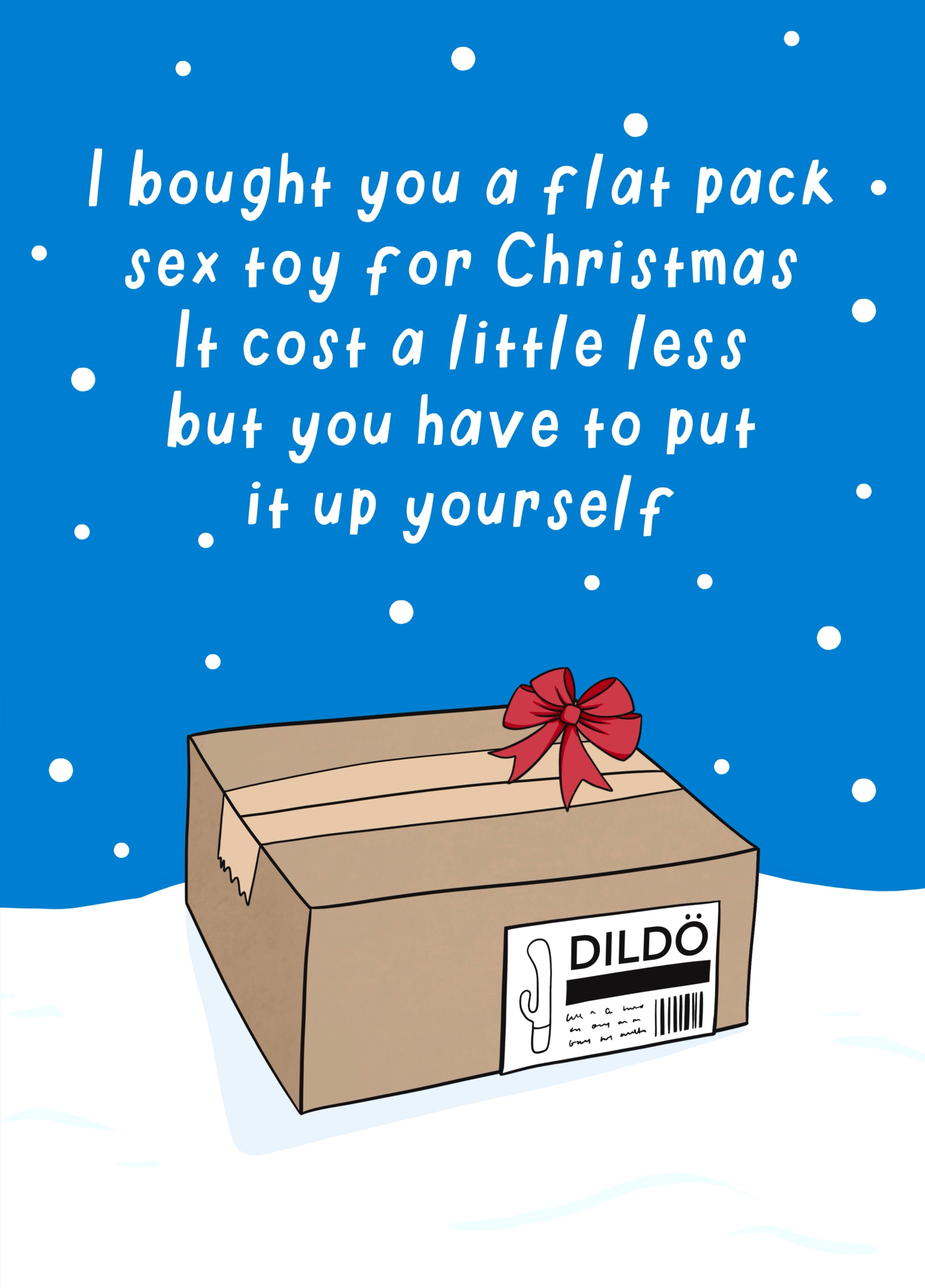 Rude Christmas Card - Dildo Sex Toy Cheeky Card For Her Scribbler Cards & Gifts Rude Christmas Card - Dildo Sex Toy Cheeky Card For Her Scribbler Cards & Gifts