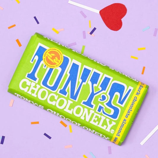 Tony's Chocolonely Dark Chocolate Almond