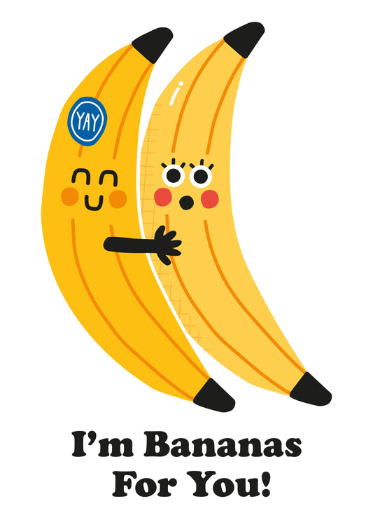 Bananas For You Card
