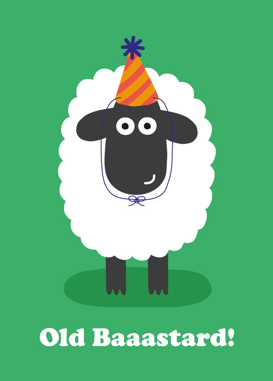 Old Baaastard Birthday Card