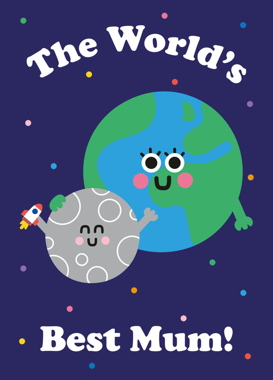 World's Best Mum - Mother's Day Card