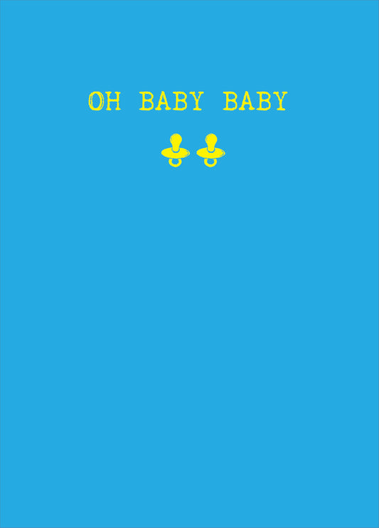 Oh Baby Baby Card