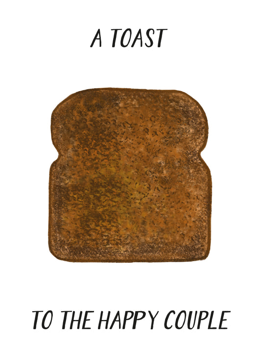 A Toast To The Happy Couple Card