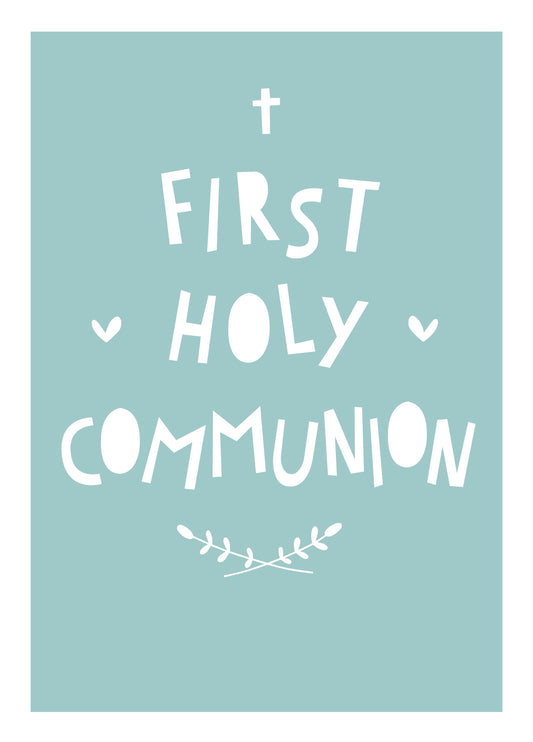 First Holy Communion Card