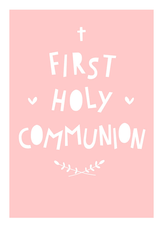 First Holy Communion Card
