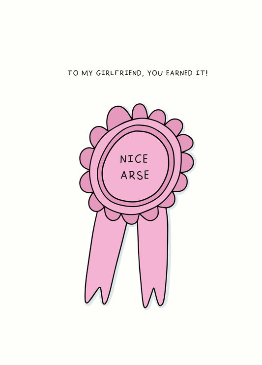 Nice Arse Ribbon Card