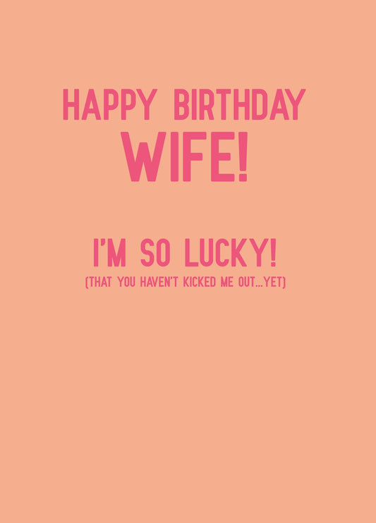 Happy Birthday Wife Card