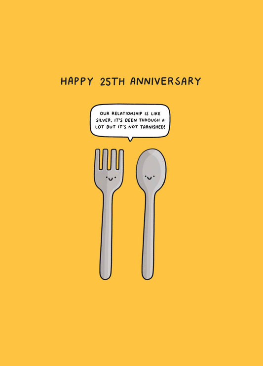 Our Relationship Is Like Silver Card