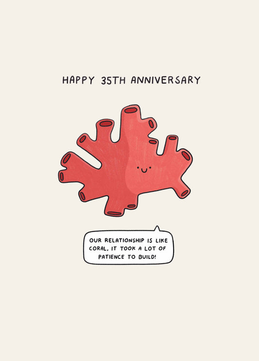 Our Relationship Is Like Coral Card