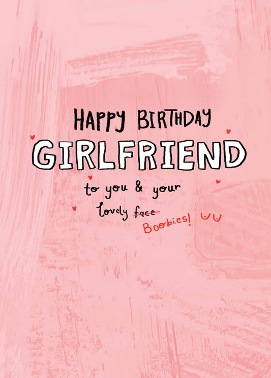 Happy Birthday Girlfriend Card