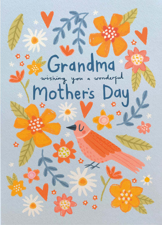 Grandma Floral Mother's Day Card
