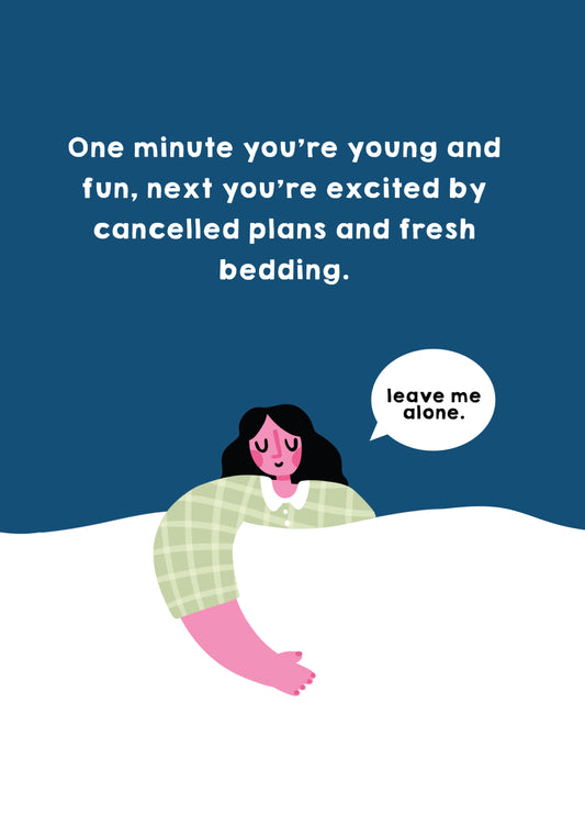 Fresh Bedding Birthday Card