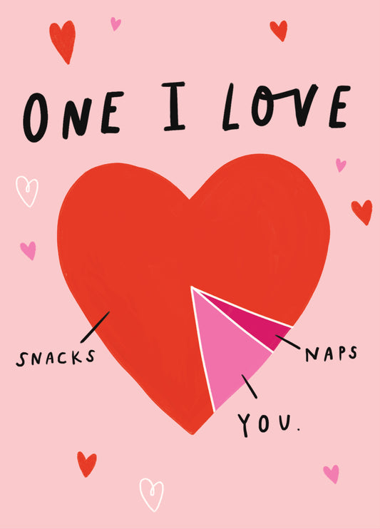 One I Love Venn Diagram Valentine's Card