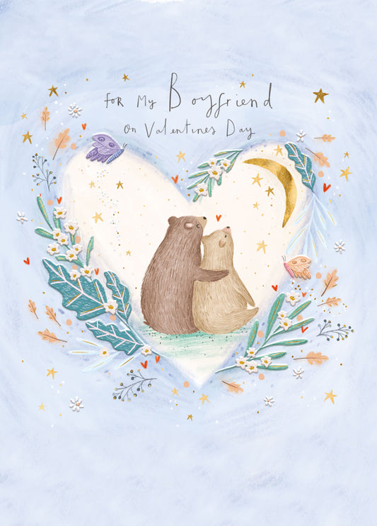 Boyfriend Bear Couple Valentine's Card
