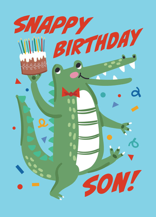 Son Snappy Birthday Card
