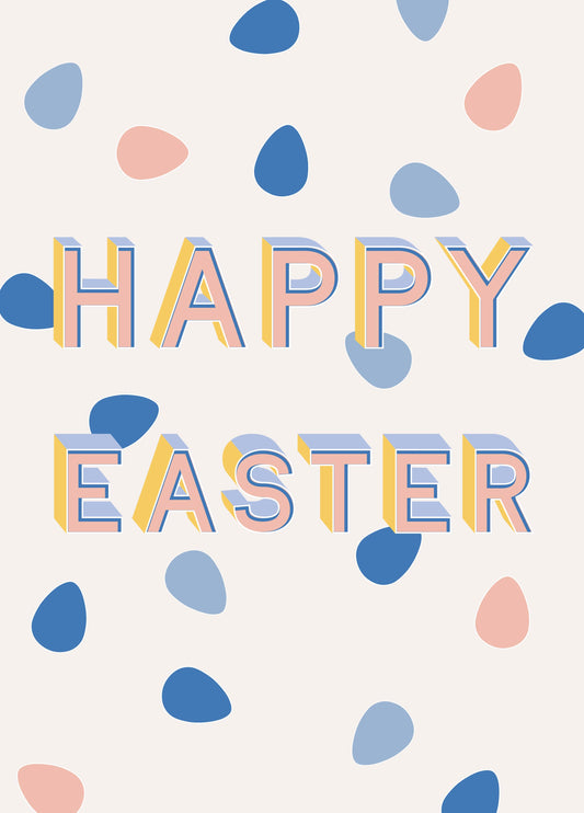 Happy Easter Bold Type Card