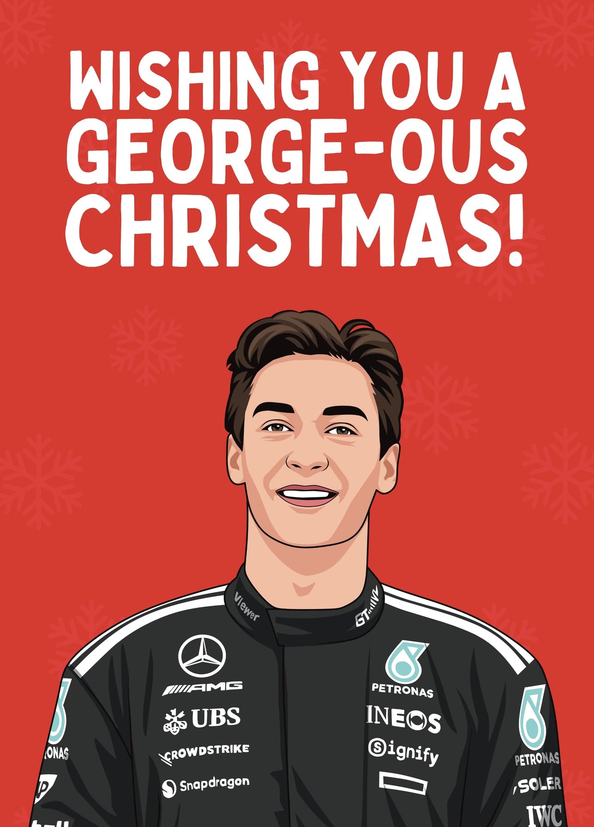 George-ous Christmas - F1 Christmas Card