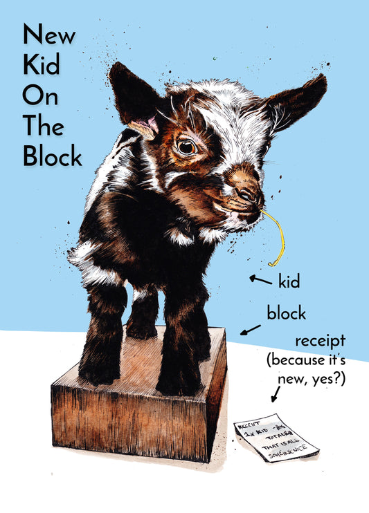 New Kid On The Block Card