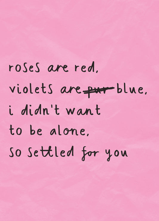 Settled For You Card