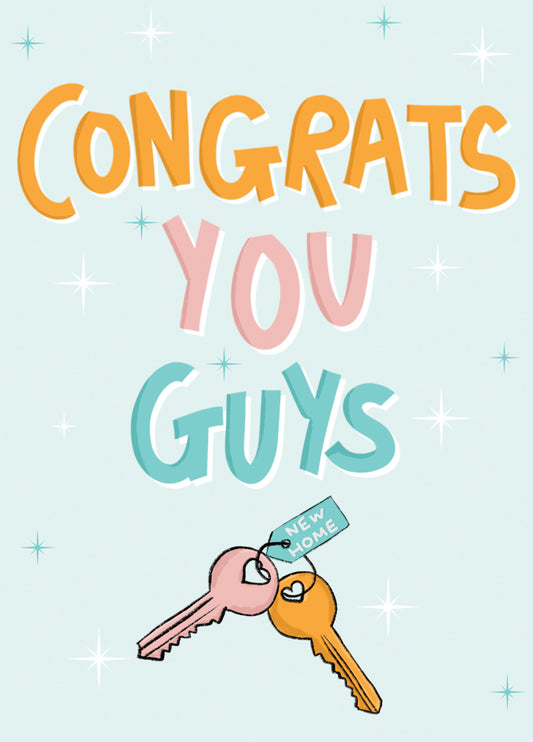 Congrats You Guys New Home Card