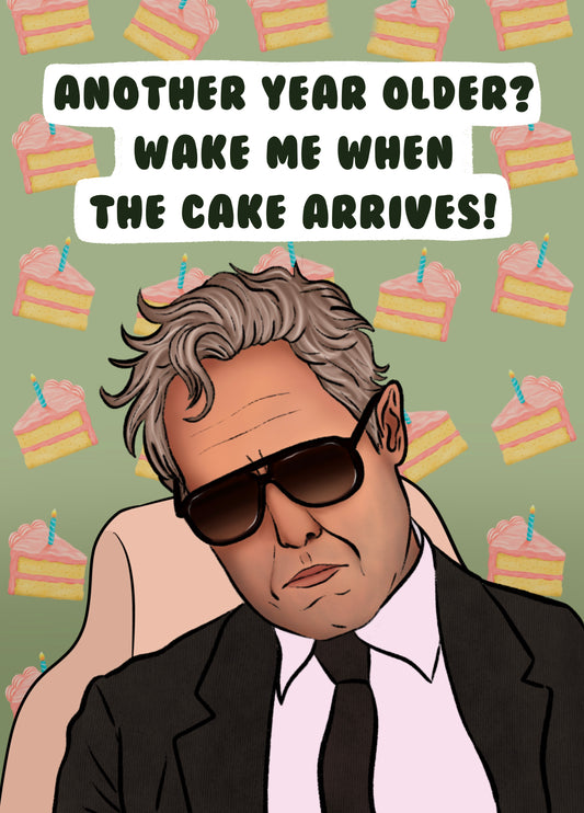 Funny Hugh Grant Birthday Card - Wimbledon Meme