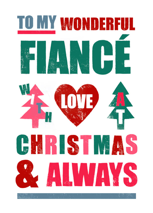 Wonderful Fiance With Love At Christmas