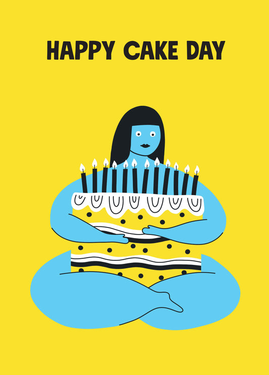 Happy Cake Day Birthday Card