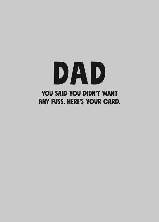 Dad No Fuss