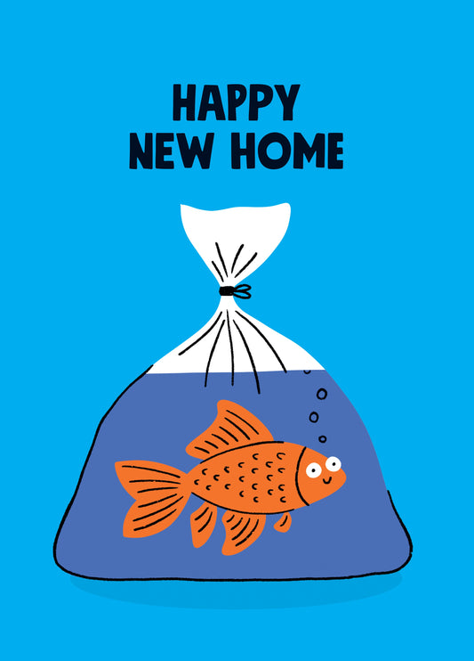 Goldfish New Home And Housewarming Card