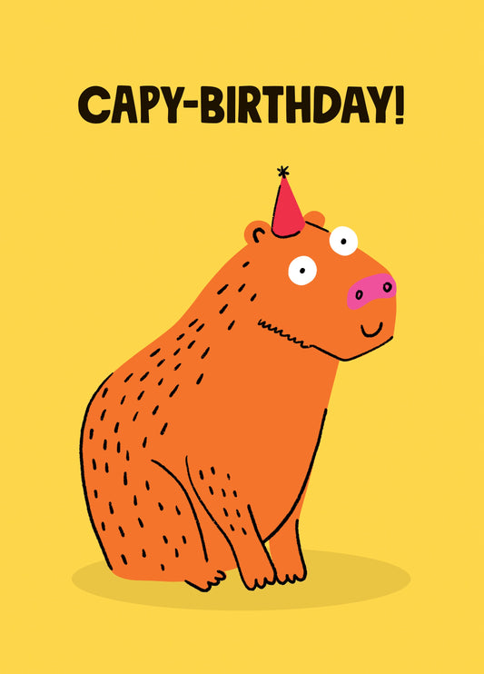 Capy-Birthday Birthday Card