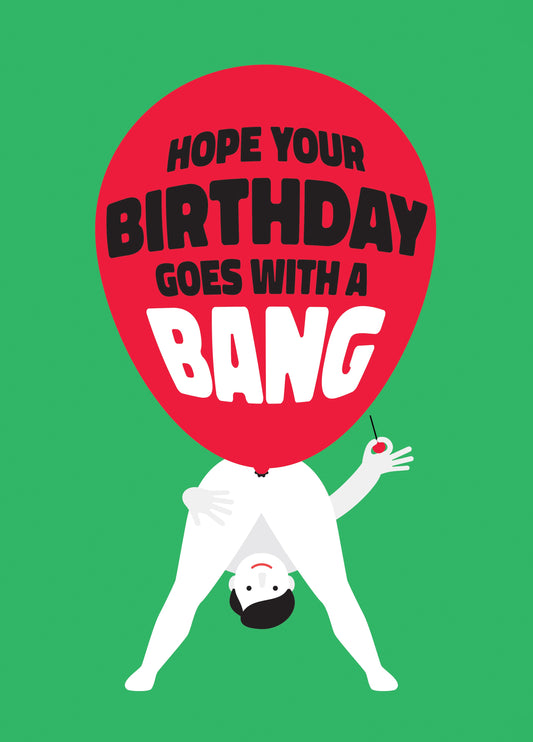 NSFW Birthday Bang Man Card