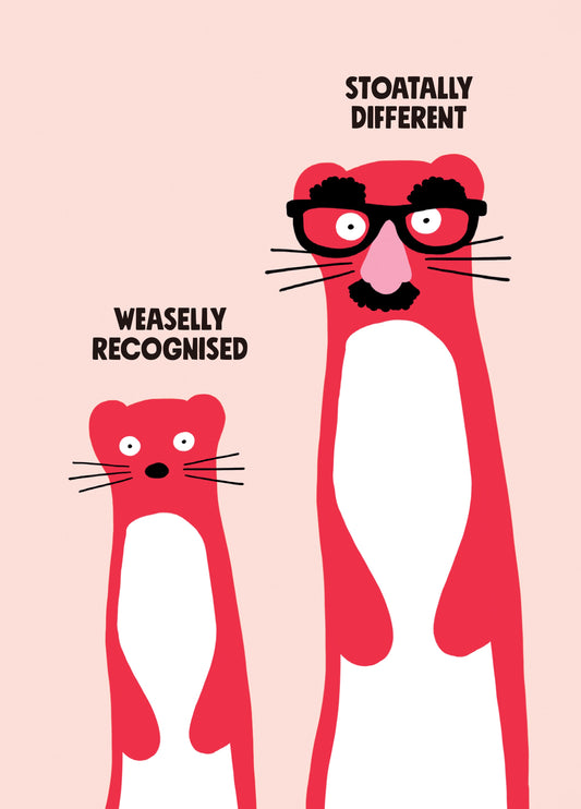 Stoats And Weasels Card