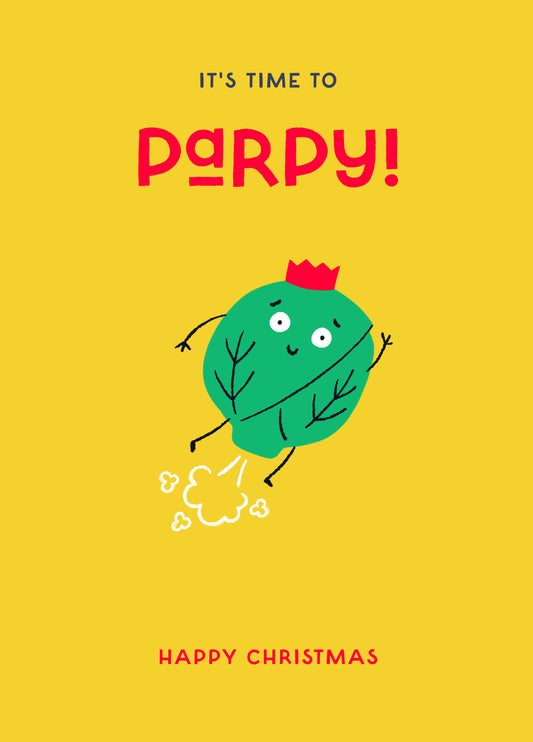 Parpy Sprouts Christmas Card