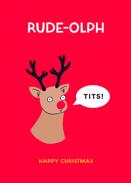 Rude-olph Christmas Cards