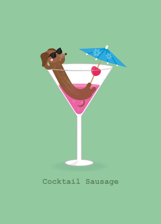 Cocktail Sausage Card