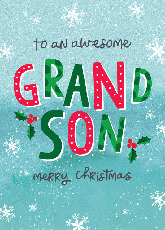 To An Awesome Grandson Card