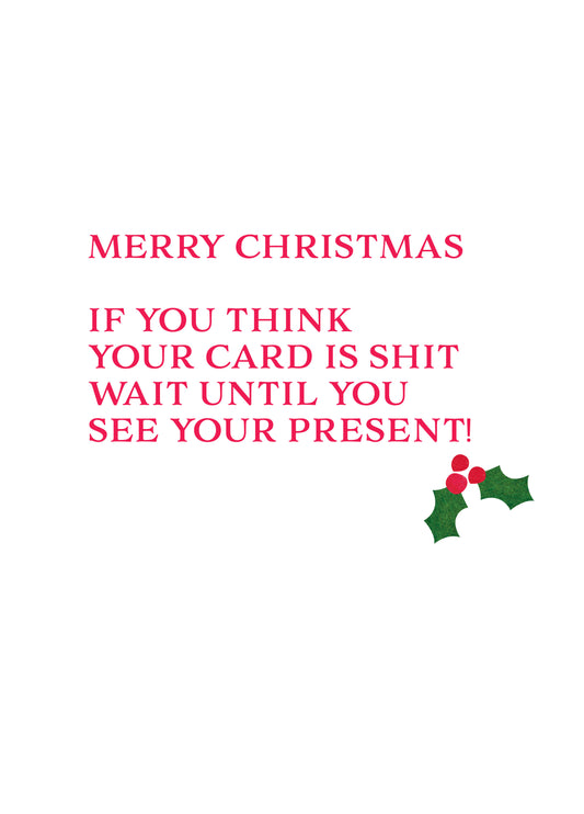 If You Think Your Card Is Shit