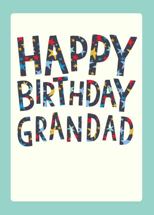 Birthday Grandad Starry Card