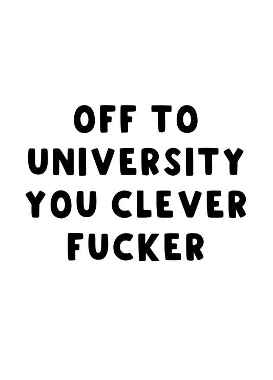 Off To University Card