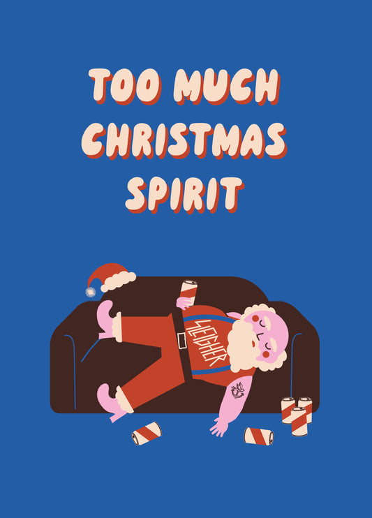 Drunk Santa Christmas Spirit