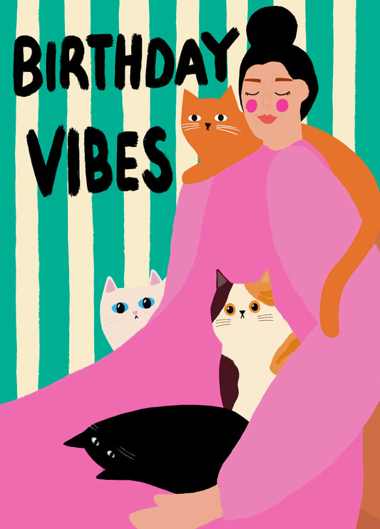 Birthday Vibes Card