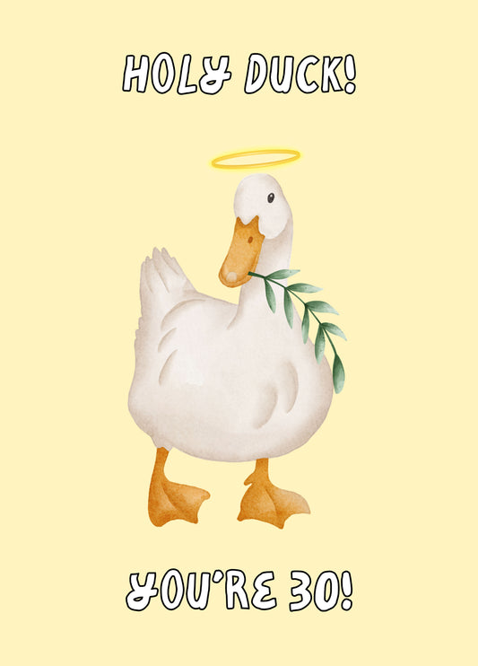 Holy Duck! You're 30!