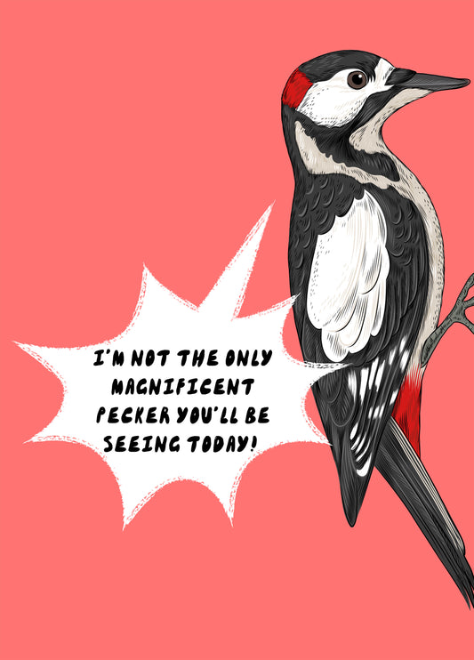 Magnificent Pecker Valentine's Card