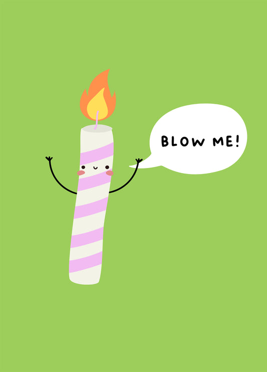 Blow Me! Cheeky Candle