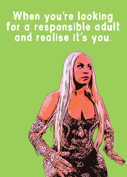 Beyonce Meme Funny Birthday Card