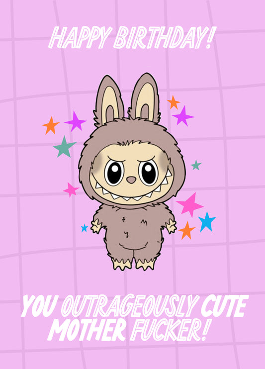 Labubu Cute Birthday